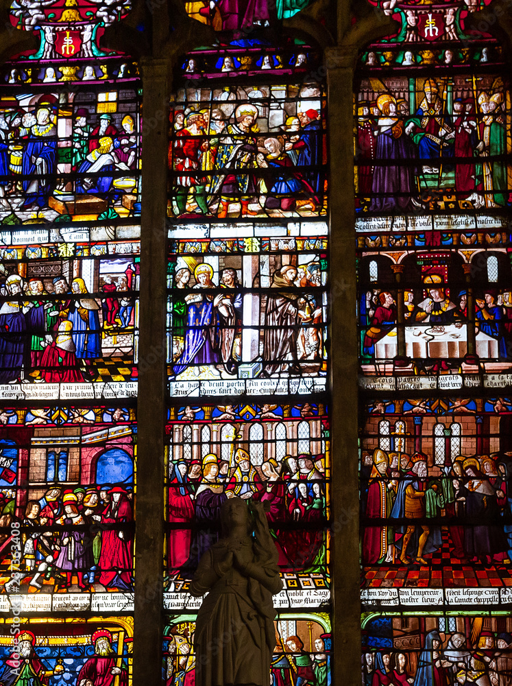 Fototapeta premium La Madeleine church, Troyes, France