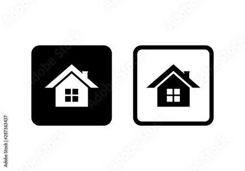 home icon Set vector. symbol for web site Computer and mobile.