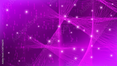 Pink Big Data Infographic. ...