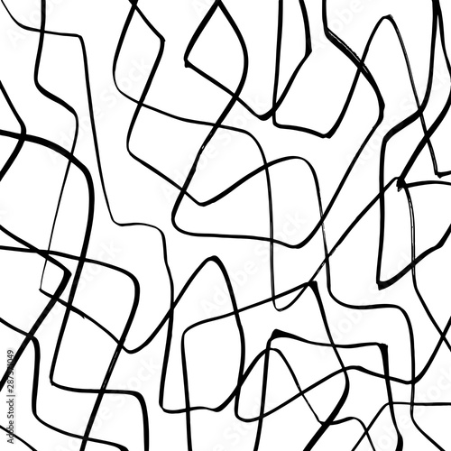 Brush texture pattern. Grunge vector.