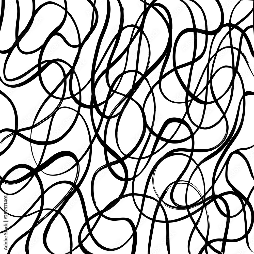 Obraz premium Brush texture pattern. Grunge vector.