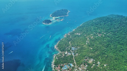 view of an island in sea