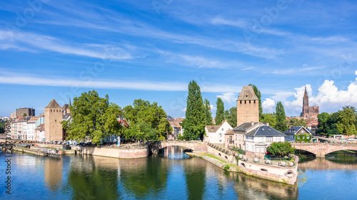 Strasbourg scenery water towers