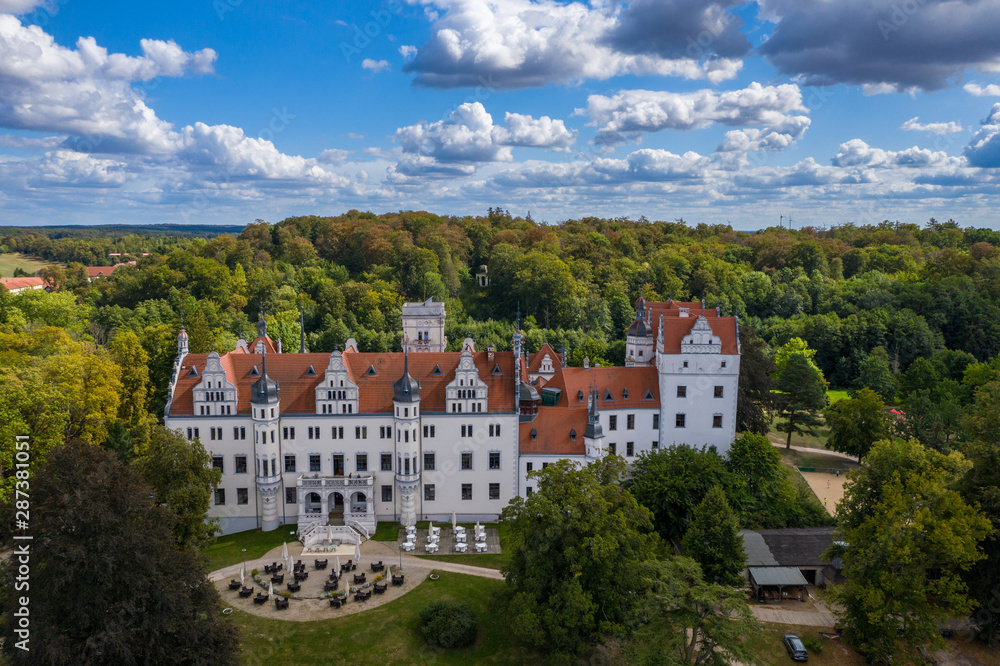 Schloss Boitzenburg in der Uckermark im Bundesland Brandenburg