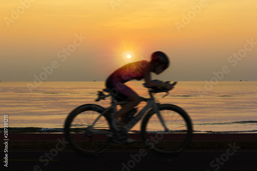 Cycling triathlon weekend © taitai6769