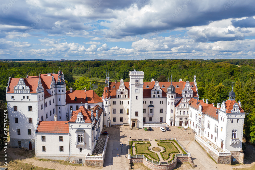 Obraz premium Schloss Boitzenburg in der Uckermark im Bundesland Brandenburg