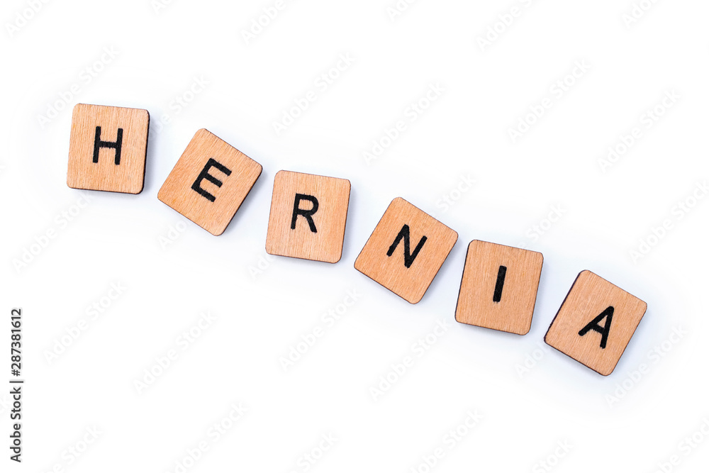 The word HERNIA