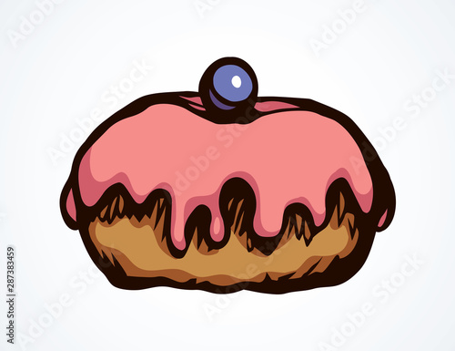 Donut. Vector drawing