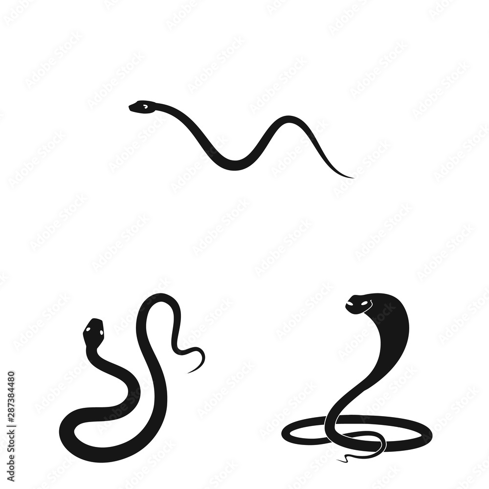 Fototapeta premium Isolated object of nature and medicine logo. Collection of nature and evil stock symbol for web.