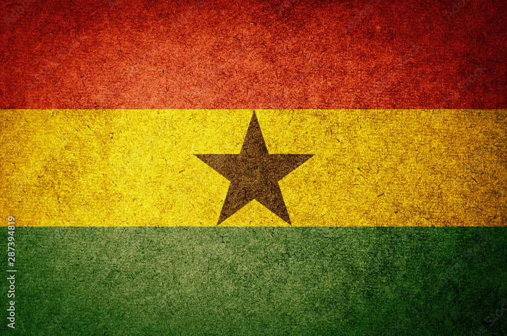 Grunge Flag of Ghana