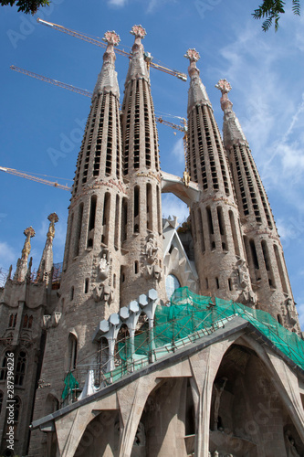 Barcelona, Catalonia, Spain. September 2, 2009: Expiatory Temple of the Sacred Family photo