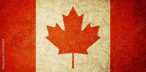 Grunge Flag of canada