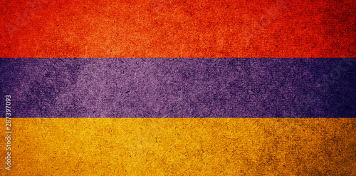Grunge Flag of Armenia