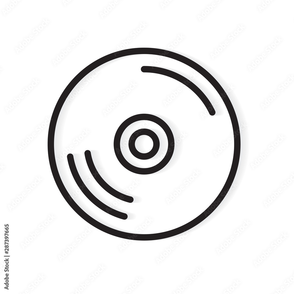 cd or dvd disc icon- vector illustration cd or dvd disc icon- vector illustration