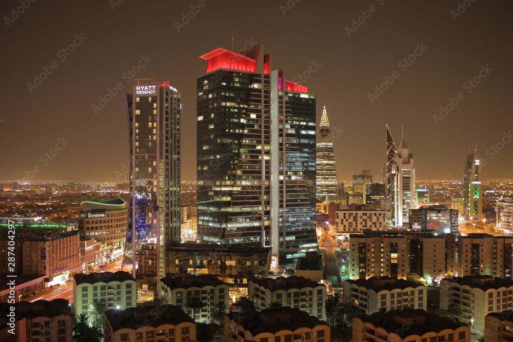 Naklejka premium riyadh cityscape