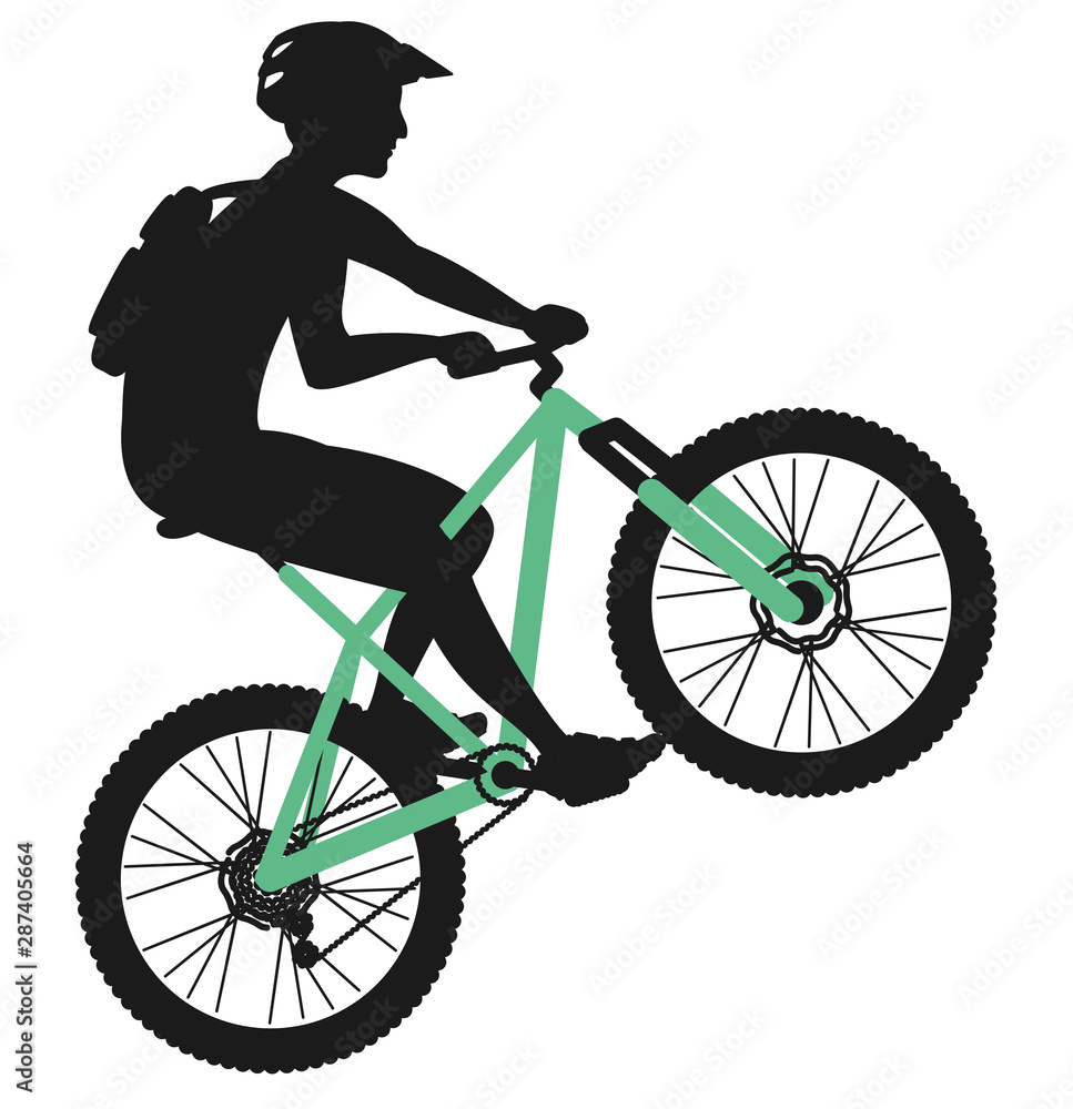 Obraz premium Cycliste X COUNTRY VTT Cross Country 4