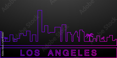 Los angeles detailed skyline nolan icon. Elements of cities set. Simple icon for websites, web design, mobile app, info graphics