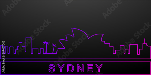 Sydney detailed skyline nolan icon. Elements of cities set. Simple icon for websites, web design, mobile app, info graphics