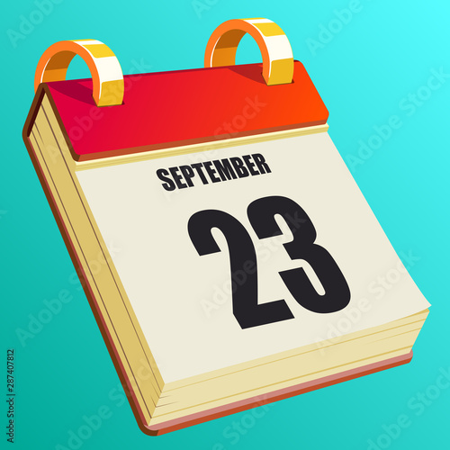 September 23 on Red Calendar