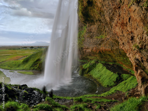 Iceland waterfall