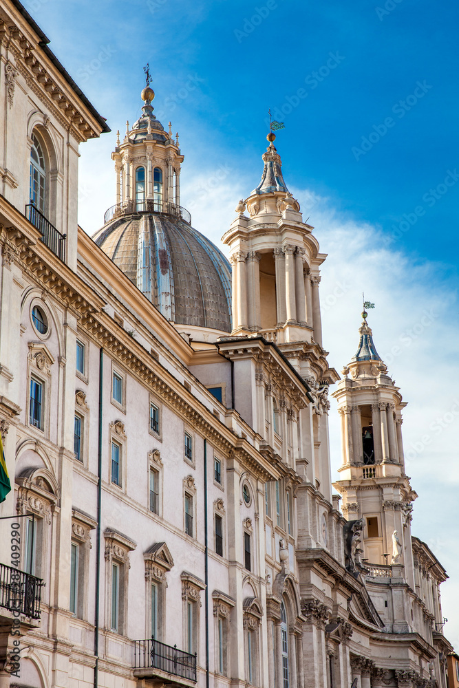 The church of Sant Agnese in Agone also called Sant Agnese in Piazza Navona