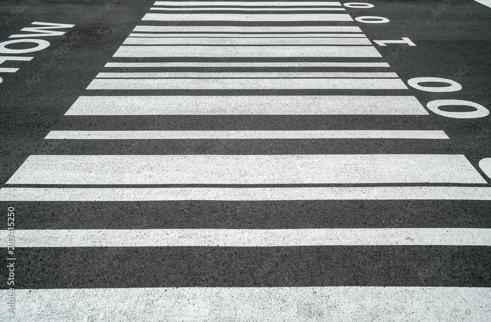 Bituminous Highway with Bar Code