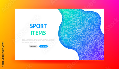Sport Items Landing Page