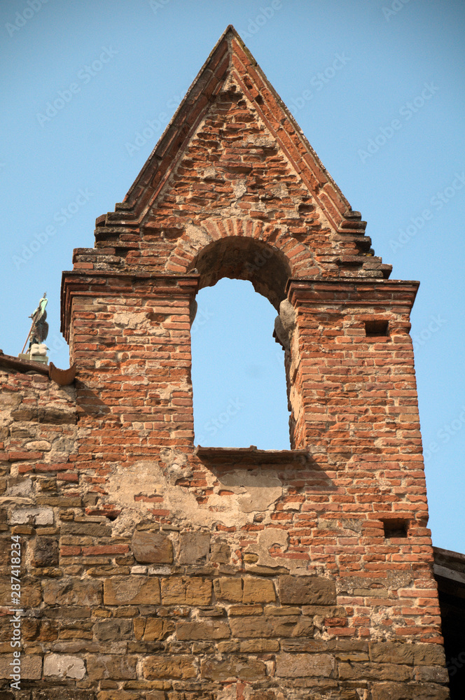 Orphaned gable in the grounds of San Miniato al Monte, Florence