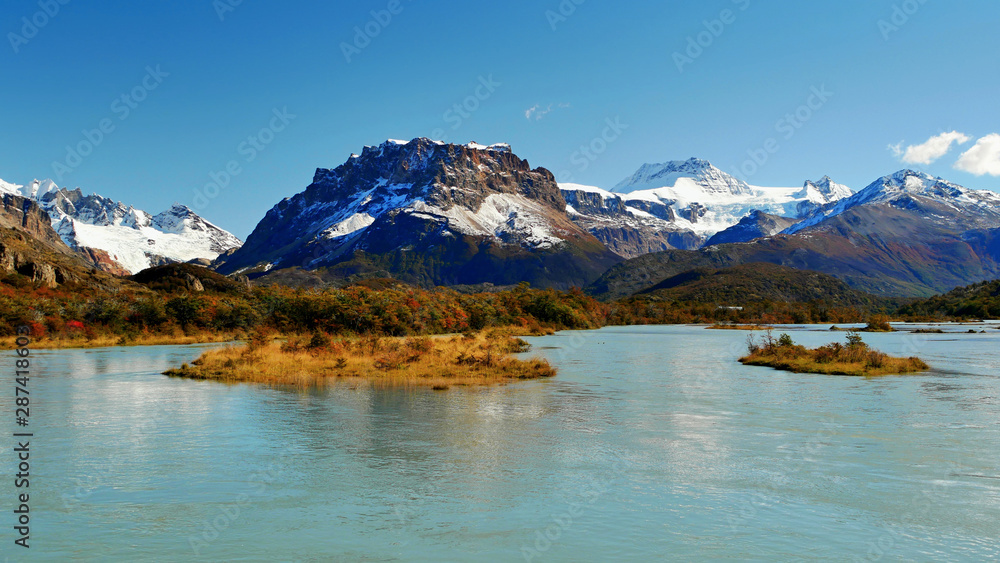 Lake in mountains. Patagonia, Argentina
