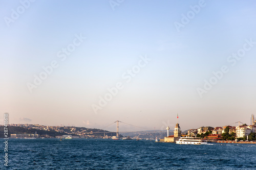 Boat at Bosphorus strait in Istanbul, Turkey © BGStock72