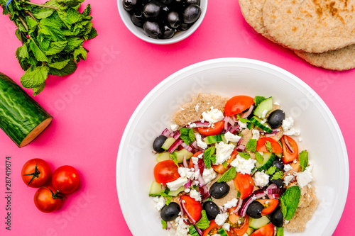 Chunky Fresh Healthy Greek Salad