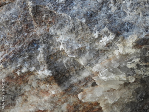Textura de roca cristales