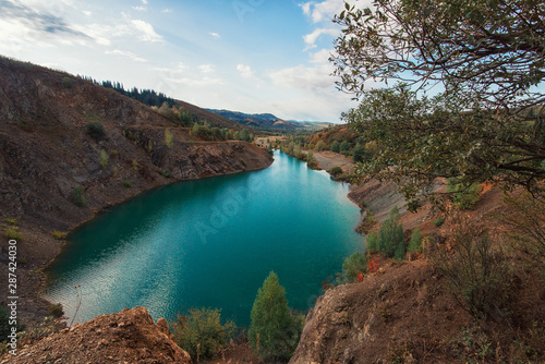 Blue lake in Altai. This is...