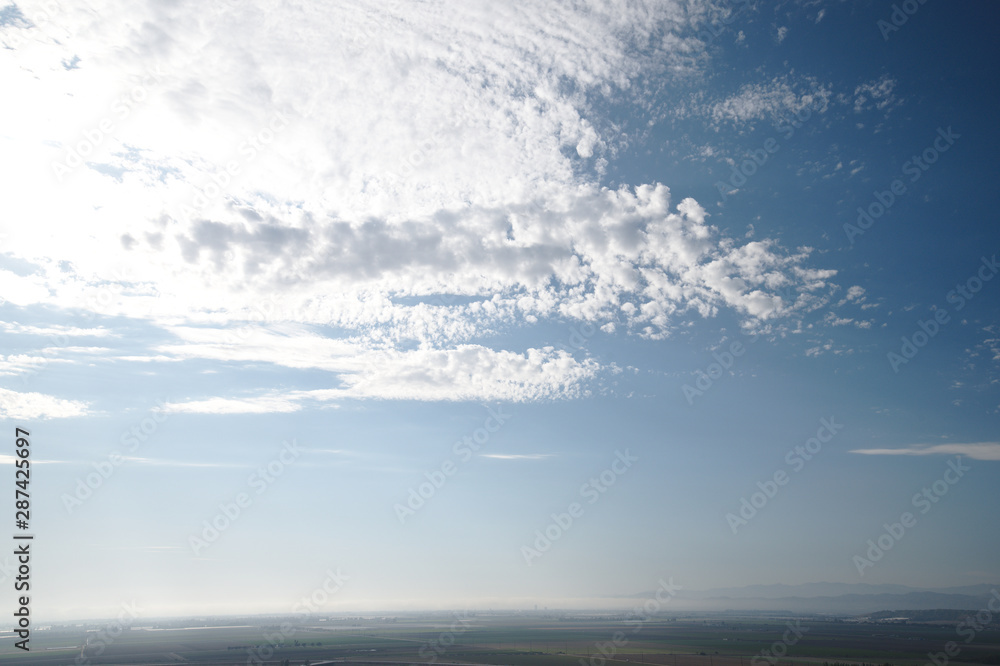 Fototapeta premium Cloud background sky replacement southern California 15
