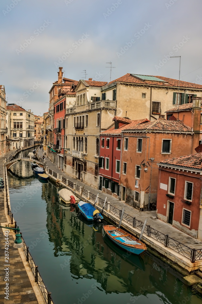 kanal rio marin in venedig, italien
