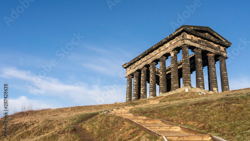 Penshaw Monument, Houghton le Spring in Sunderland - Built in 1844 and dedicated to John George Lambton. The Earl of Durham monument was inspired by the Temple of Hephaestus in Athens.