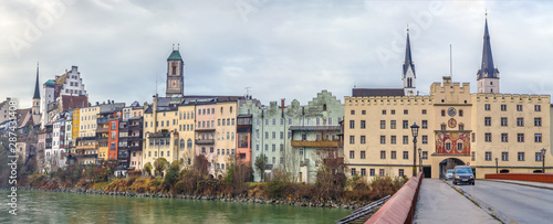 View of Wasserburg am Inn, Germany photo