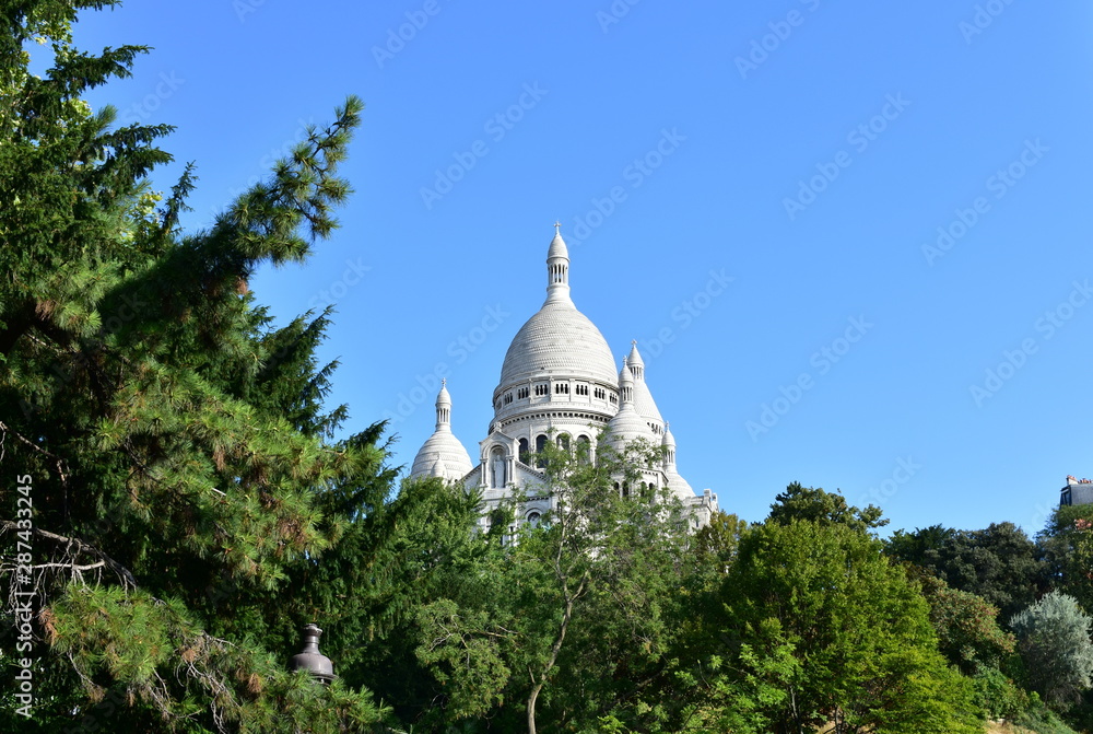 Basilique du Sacre Coeur. Paris, France.