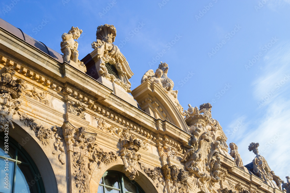 Arhitecturel details in Dresden Germany