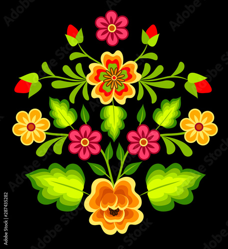 Mexican floral pattern