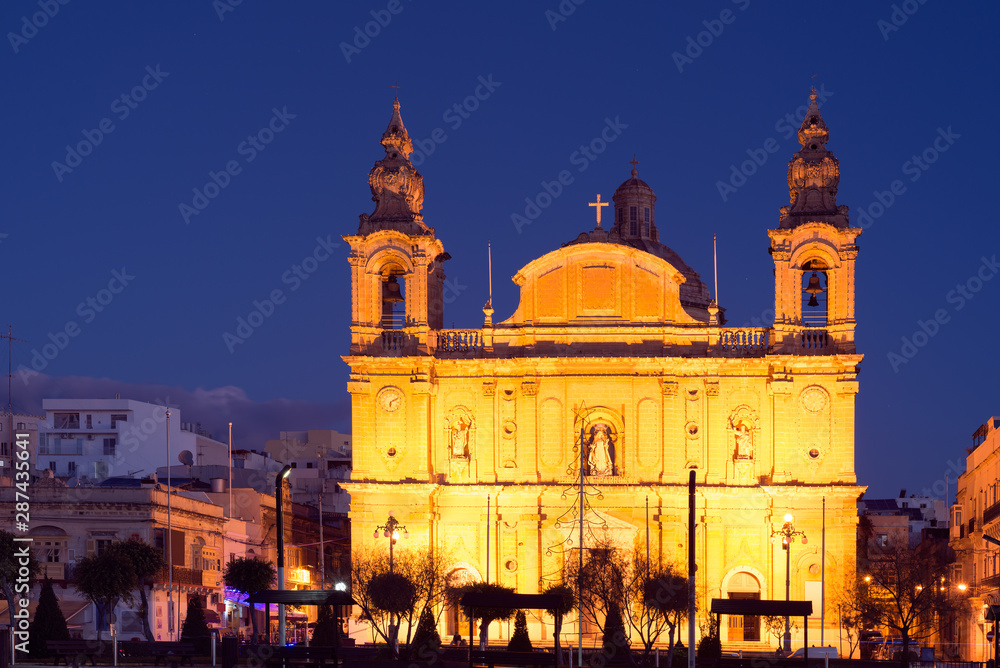 Parish church of Saint Joseph (1889) in Msida, Malta