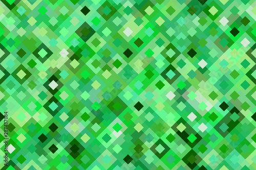 Green abstract bright colorful seamless pattern.