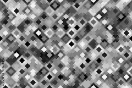 Black to white abstract bright colorful seamless pattern.