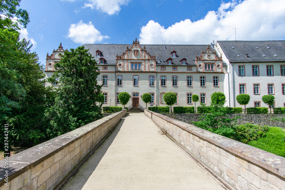 Friedberger Hessen Schloss aus Richtung Burggarten
