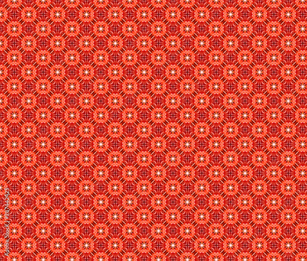 Floral seamless repeated abstract geometrical pattern, kaleidoscope eidoscope Floral seamless repeated abstract geometrical pattern, kaleidoscope eidoscope