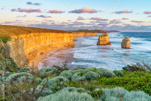 sunset at gibson steps, great ocean road at port campbell, australia 42