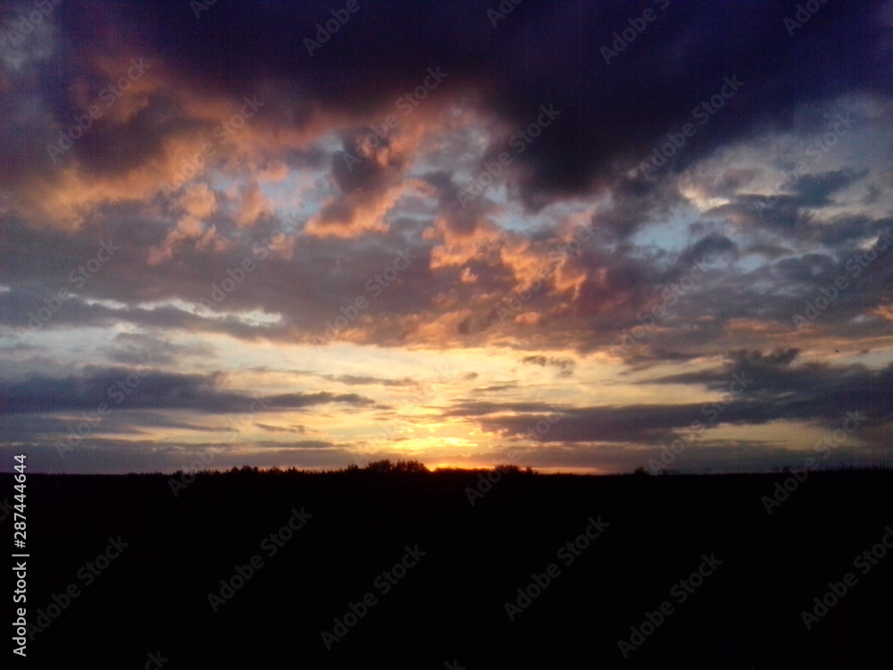 sunset in the sky sunset in the sky