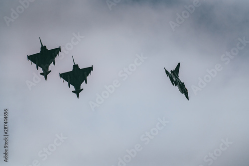 Eurofighter Typhoon formation flight