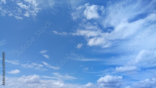 Fototapeta Naklejka Na Ścianę i Meble -  Cloud Formations On A Warm Summer Day