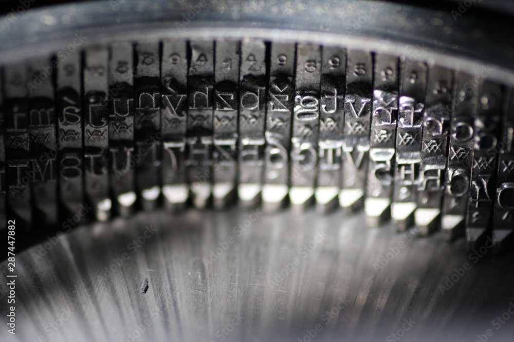 Old typewriter